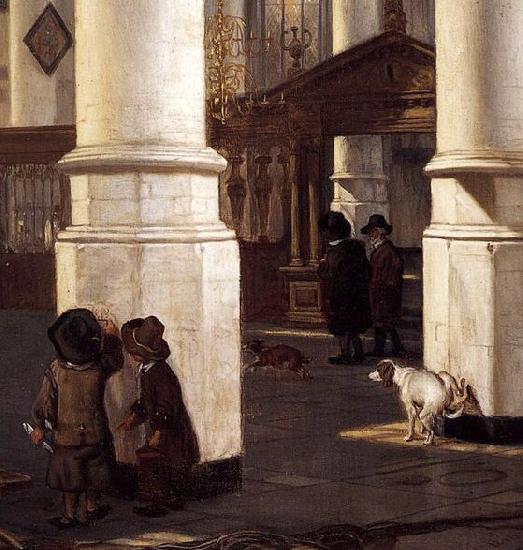 Emanuel de Witte Interior of the Oude Kerk, Delft oil painting image